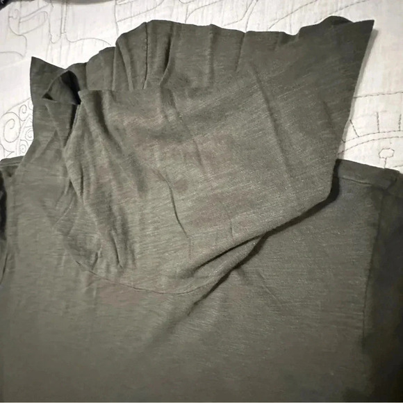 NWT Anthropologie T.La Large Cowl Neck Olive - Picture 6 of 7